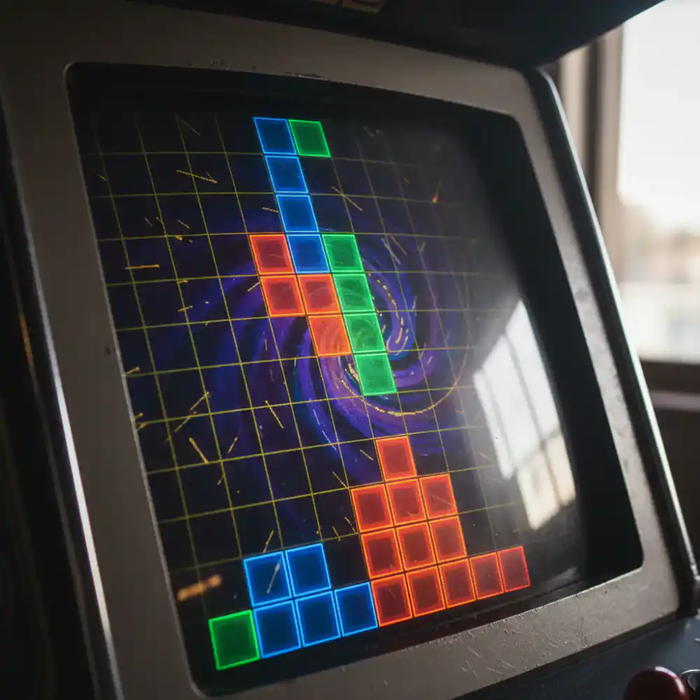 Puzzle platform arcade game screen